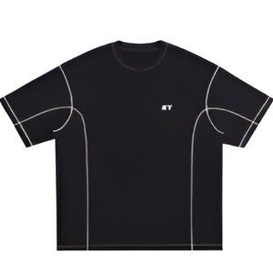 Streetwear Contrast-Stitched Cotton T-Shirt